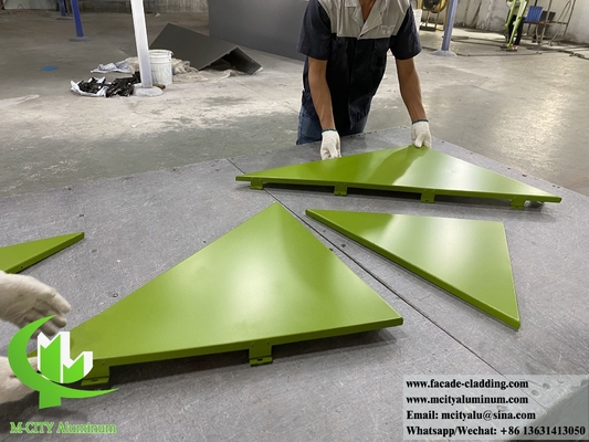 Aluminiumfolie Metallverkleidung Fassaden System feuerfeste Rostfeste Außendekoration