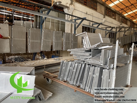 Metallwandverkleidung Aluminiumplatten Architektur Metallfassadensystem Wasserdicht