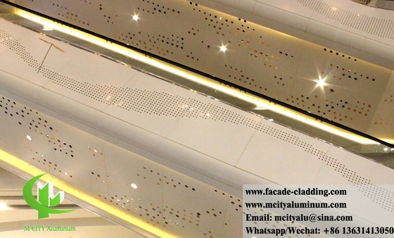 Aluminiumfolie Metallverkleidung Fassaden System feuerfeste Rostfeste Außendekoration