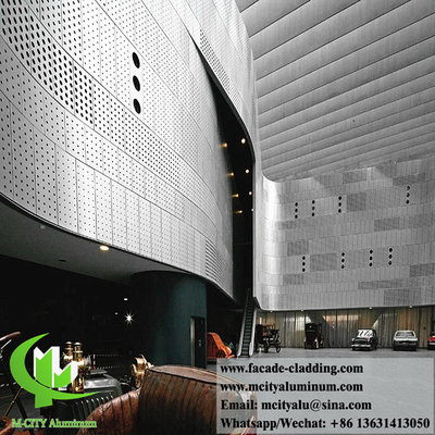 Metallblech Aluminium Verkleidung Fassade Wanddekoration 3 mm Dicke PVDF Beschichtung