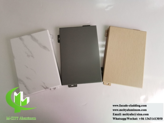 Metallblech Aluminium Verkleidung Fassade Wanddekoration 3 mm Dicke PVDF Beschichtung