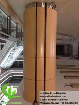 Architektonische Metallverkleidung für Säulendekoration Aluminiumfolie gegen Rost