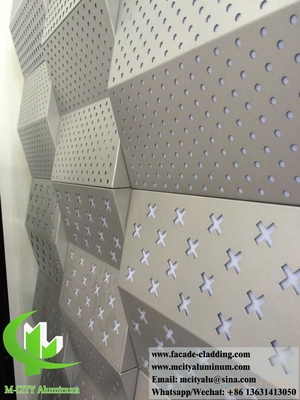 Außenwandverkleidung Panels kundenspezifische Metallverkleidung Aluminiumfolie für Gebäudefassaden System