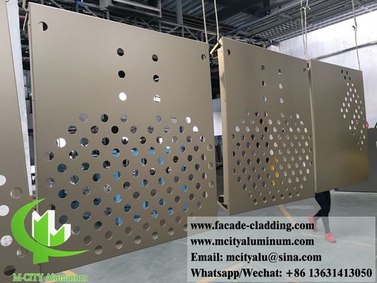 Aluminiumfolie Wandverkleidung Dekoration Architektonische Aluminiumplatten für Fassadensysteme