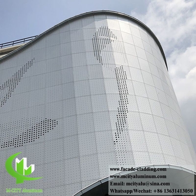 Außenwandverkleidung Panels kundenspezifische Metallverkleidung Aluminiumfolie für Gebäudefassaden System