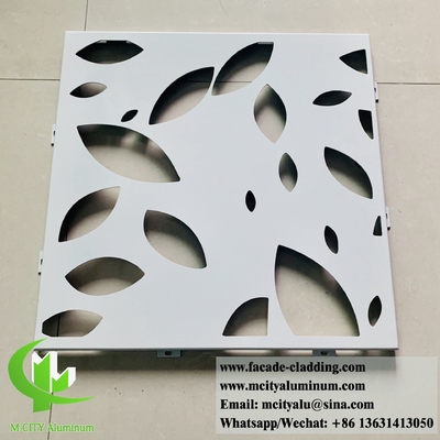 Laserschnitt Aluminiumplatte Dekorationsmetallbildschirm Aluminiumplatten für die Privatsphäre Bildschirm Zaun Wandverkleidung Dekoration