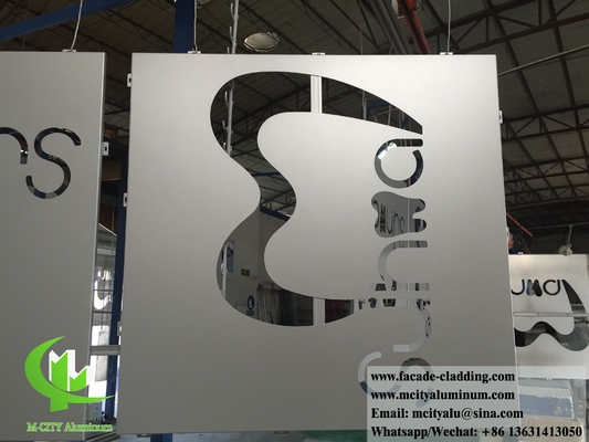 Dekorative Verkleidungsplatten Metallschirm-Aluminiumblech für Fassadensystem