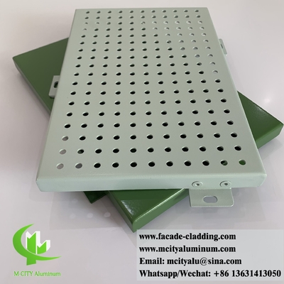Perforierte Metall-Schirmplatten Aluminiumdecken für Fassadensysteme Wandverkleidung individuell