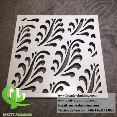 Architektonische Dekorationsverkleidungen Aluminiumblech mit Laserschnittmuster