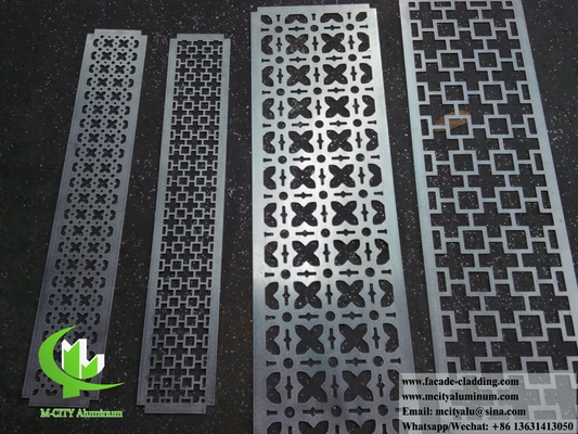 Metallverkleidung Architektur Fassaden Perforierter Aluminiumblech Bildschirm für Gebäude Außendekoration