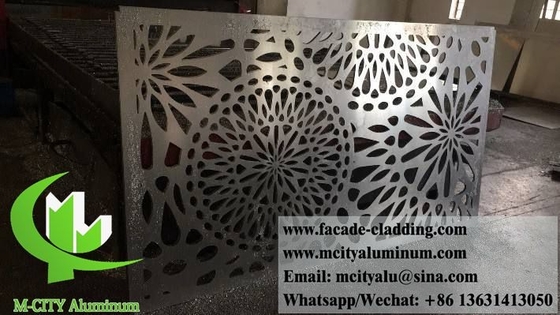 Architektonische Metallplatte Aluminium Dekorationsschirm mit PVDF-Beschichtung gegen Rost