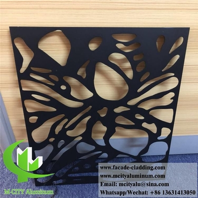 Architektonische Metallwandplatten Laserschnittmuster für die Verkleidung von Gebäuden