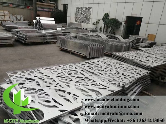 Architektonische Metallwandplatten Laserschnittmuster für die Verkleidung von Gebäuden