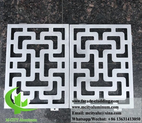 Architektonisches Metall-Laser-Schnitt-Bild Aluminiumfolie für Wandverkleidung