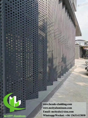 Außenmetallfassaden Aluminiumplatten für Gebäude Wandverkleidungssystem wasserdicht