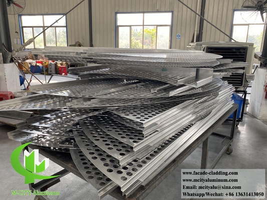 Architektonische Metallwandplatten kundenspezifische Aluminiumfassaden