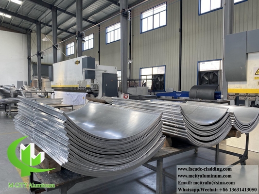 Architektonische Metallwandplatten kundenspezifische Aluminiumfassaden