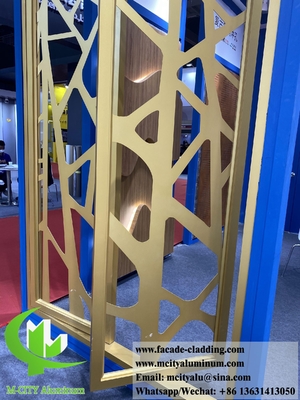 CNC-Lasergeschnitte Aluminiumfolie mit Muster für Wandverkleidungen