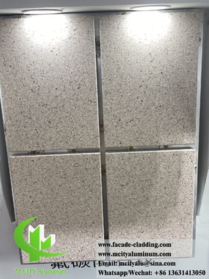 Massivaluminium-Bekleidung Metallblech PVDF-Beschichtung Dauerhaft gegen Rost für Außenfassade