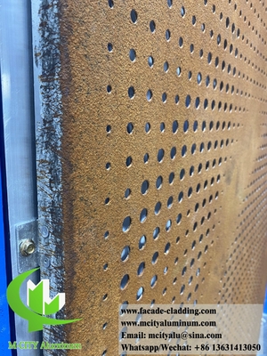 Perforierbares Metallblech Aluminium-Bildpulver, beschichtet für Außenwandplatten