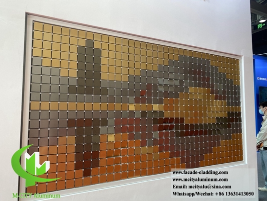 Perforierbares Metallblech Aluminium-Bildpulver, beschichtet für Außenwandplatten