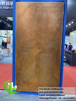 Lasergeschnittene Metall-Datenschutzschirme Aluminiumplatten Metallblech für Raumteiler