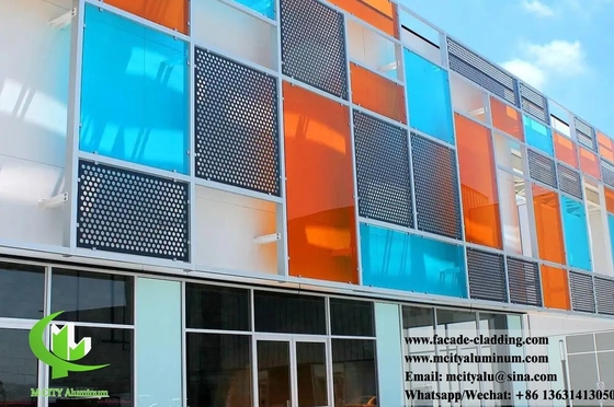 Architektonisches Metallbildschirm Aluminiumblech Perforationsbildschirm Außenfassadenverkleidung