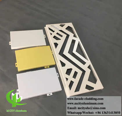 Laserschnitt Privatsphäre-Panels Metall-Bildschirme für den Innenraum Außenwandverkleidung Dekoration Aluminium-Rost-Material