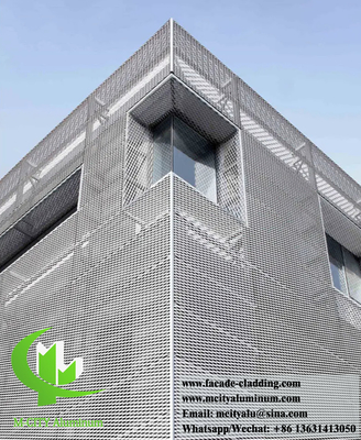 Perforierende Metallschirme Aluminiumplatten für Wandverkleidung Dekoration Metallnetz