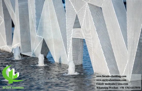 Rote Farbe Metallbeschichtung 3D-Design für Fassaden Wanddekoration PVDF Farbe Dauerhafte Beschichtung