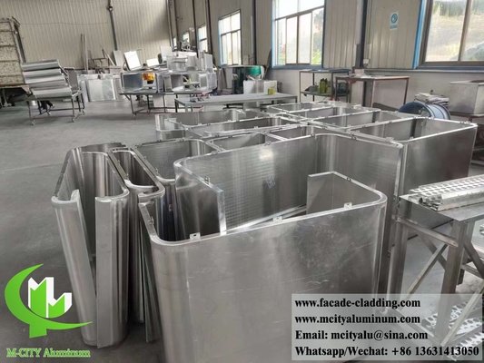 Außenmetallbeschichtung Aluminiumfolie Fassadensystem 3 mm Pulverbeschichtet