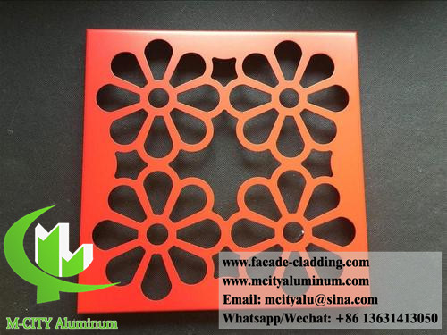 Perforierte Metallwandplatten für Decken oder Fassaden
