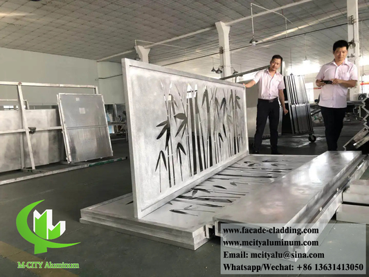 Metallwandplatten mit Laserschnitt aus Aluminium