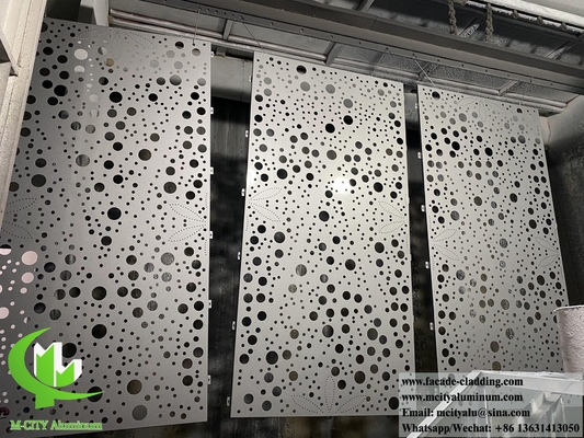 Perforierte Metallwandplatten Aluminium-Bildschirm für Wand für Fassadenverkleidung