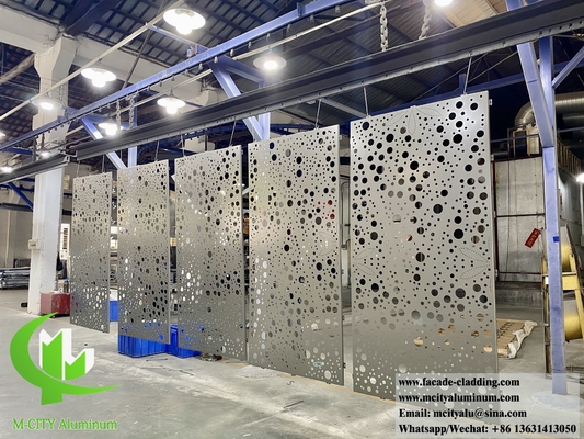 Perforierte Metallwandplatten Aluminium-Bildschirm für Wand für Fassadenverkleidung