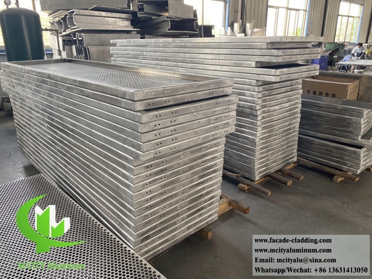 Perforierte Metallwandplatten Aluminium-Bildschirm für Wand für Fassadenverkleidung