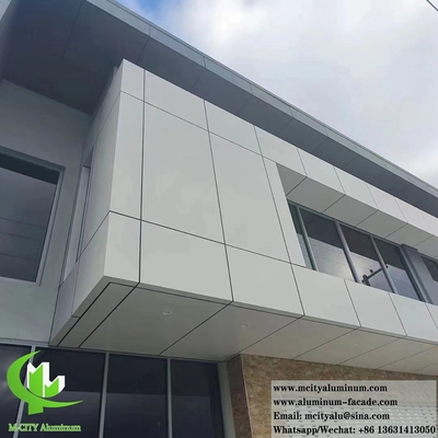Architektonische Metallwandplatten Massivaluminium Verkleidung PVDF Fassaden System feuerfest