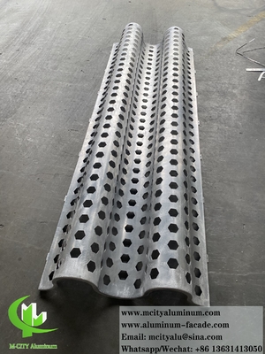 Perforierte Metallbeschichtung Aluminium-Schattierungsplatte mit Rahmen-PVDF-Beschichtung