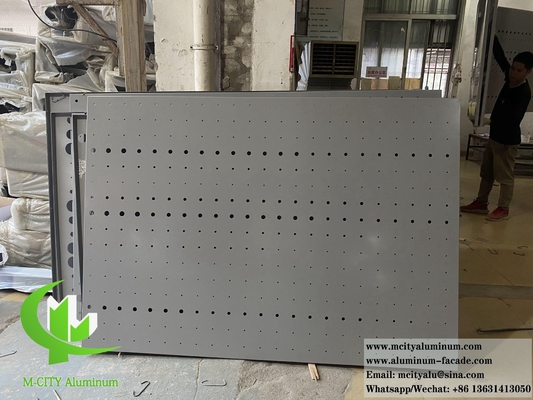 Metallwandverkleidung Aluminiumbildschirm Perforation Dekorationsverkleidung für die Gebäudekoration