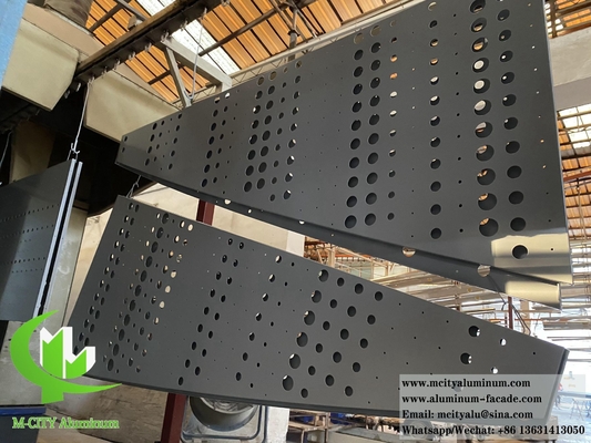 Aluminium 1100/3003 Perforierte Fassade mit variabler Montagemethode