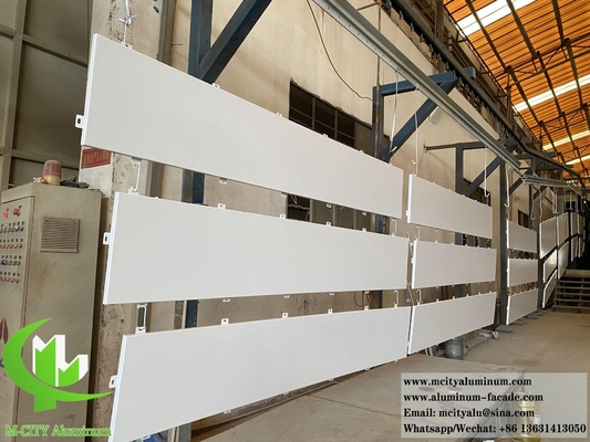 Architektonische Metallwandplatten Massivaluminiumfolie Fassadensystem Dekoration