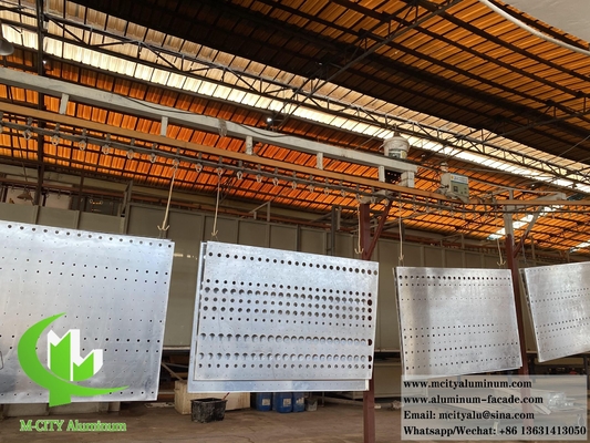 Metallwandverkleidung Aluminiumbildschirm Perforation Dekorationsverkleidung für die Gebäudekoration
