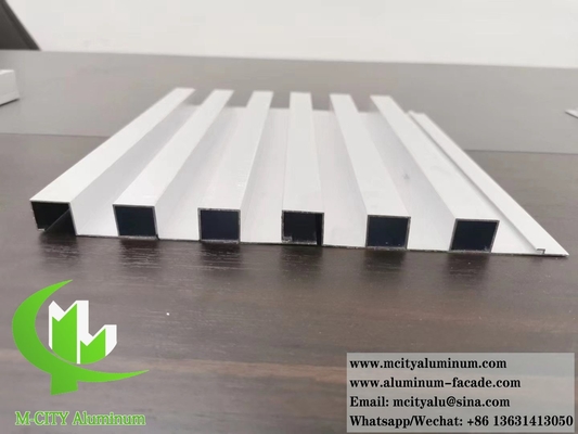 Aluminiumprofil Wellplatte für Gebäudewand Fassade Verkleidung Dekoration Pulver beschichtet 10 Jahre Garantie