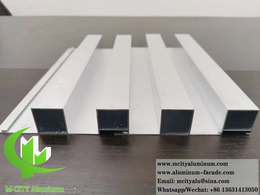 Aluminiumprofil Wellplatte für Gebäudewand Fassade Verkleidung Dekoration Pulver beschichtet 10 Jahre Garantie