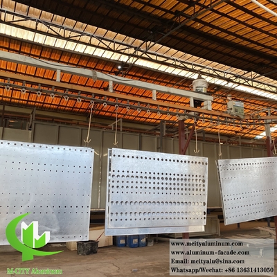 Architektonische Metallplatten Perforationsblech für Decorationsdecken Innen- und Außenbereich 2 mm