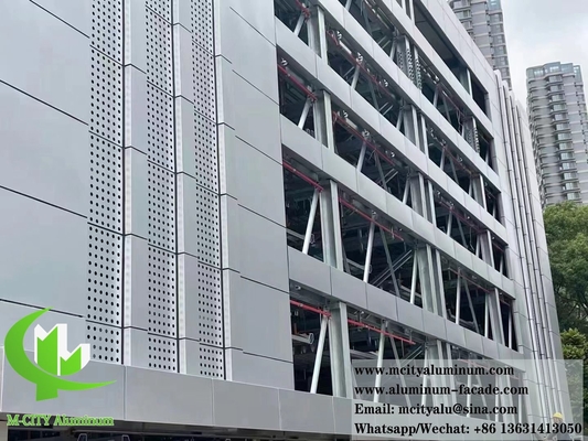 Aluminium 1100/3003 Perforierte Fassade mit variabler Montagemethode