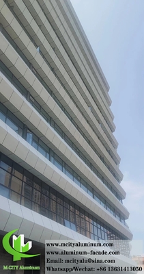 Architektonische Wandverkleidung Metallbleche Aluminiumplatten Fassadensystem PVDF-Beschichtung