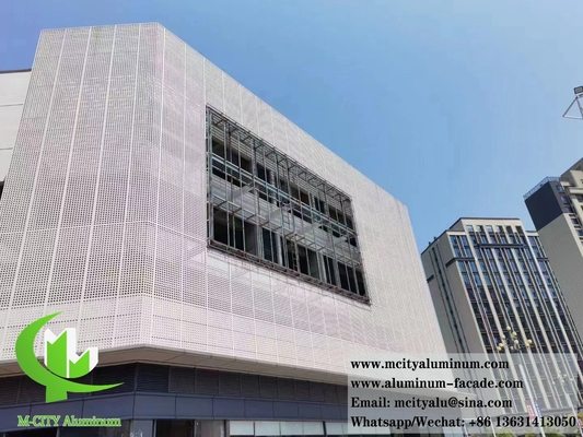 Aluminium 1100/3003 Perforierte Fassade mit variabler Montagemethode