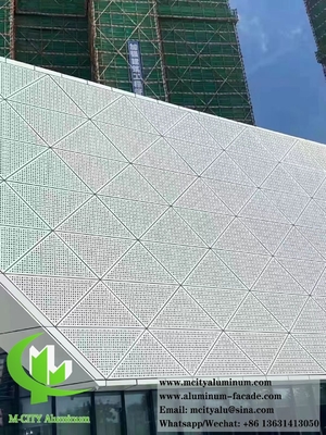 Aluminium 1100/3003 Perforierte Fassade mit variabler Montagemethode