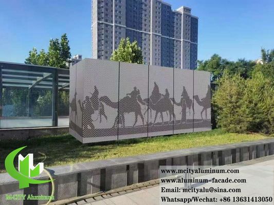 Guter Preis Außenperforierte Aluminiumplatte mit 10-jähriger Garantie - Pulverbeschichtung und anpassbare RAL-Farben für Fassadenverkleidungen Online